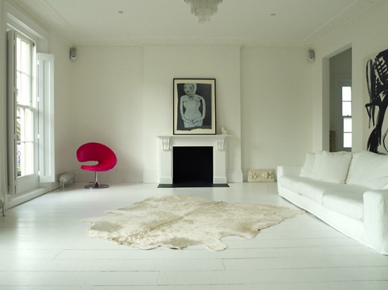 White decorated apartment