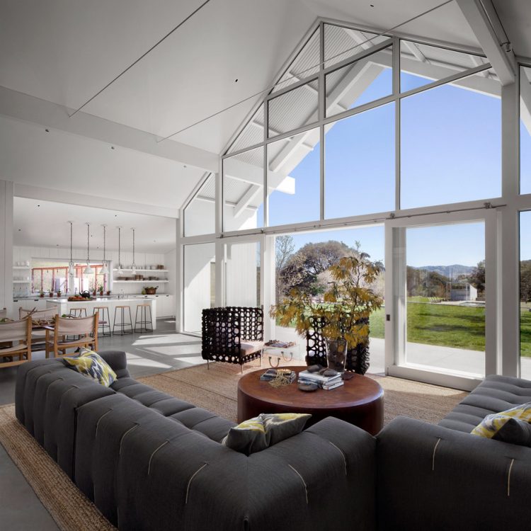 White Barn Like House With Modern Features