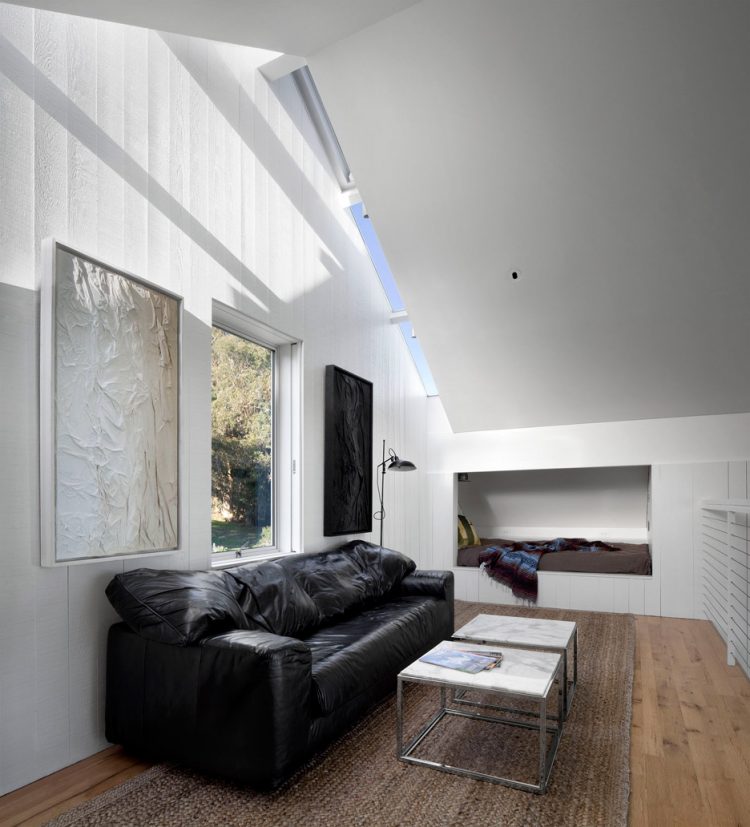 White Barn Like House With Modern Features