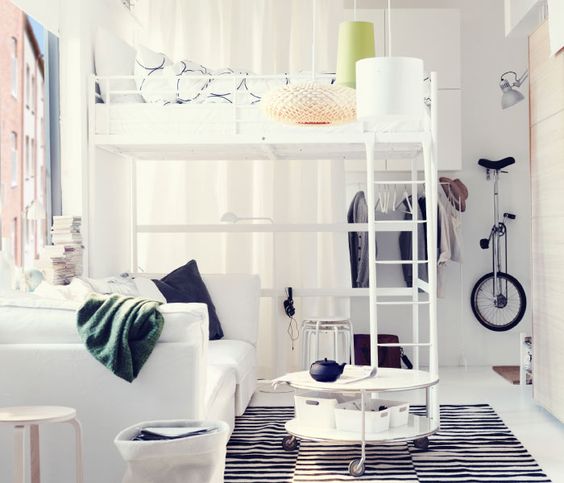 white coffee table with boxes