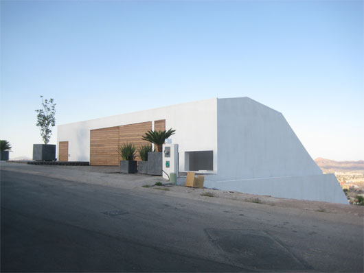 White House In The Mountain Slope In Chihuahua