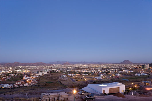 White House In The Mountain Slope In Chihuahua