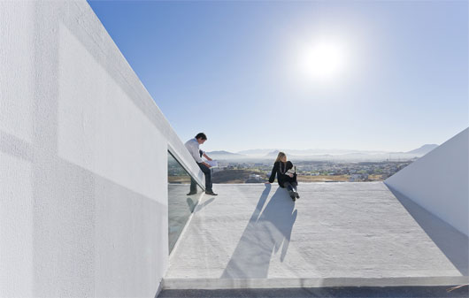 White House In The Mountain Slope In Chihuahua