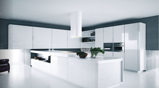 White Kitchen Cabinets And Accessories