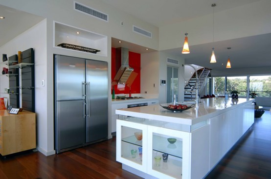 Glossy White Kitchen Design Trend