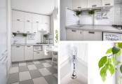 White Kitchen Design With Smart Storage Solutions