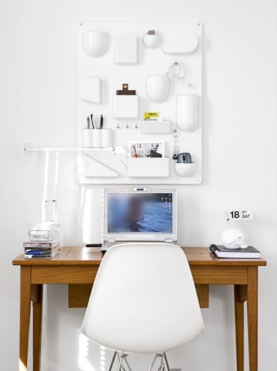 White Scandinavian House In The 50s Style