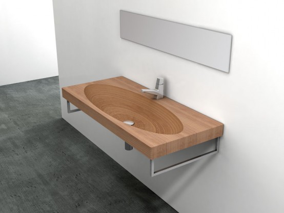 Wood Sink Stan By Plavidesign