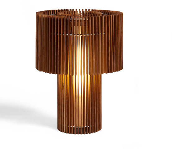 Wood Table Lamp