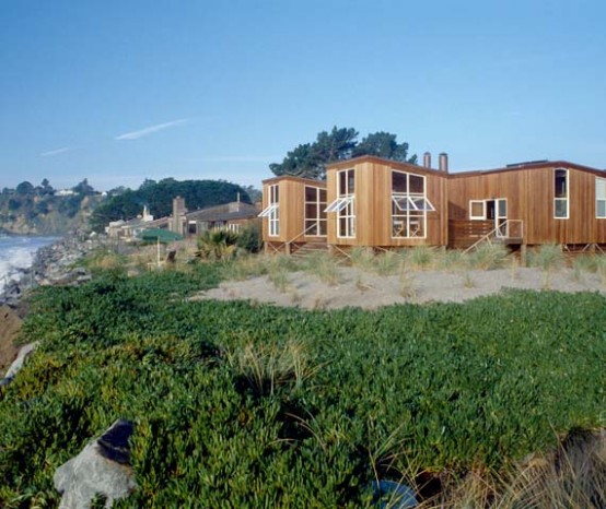 Wooden Beach House