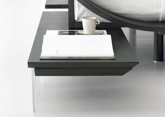 Wooden Bed By Presotto