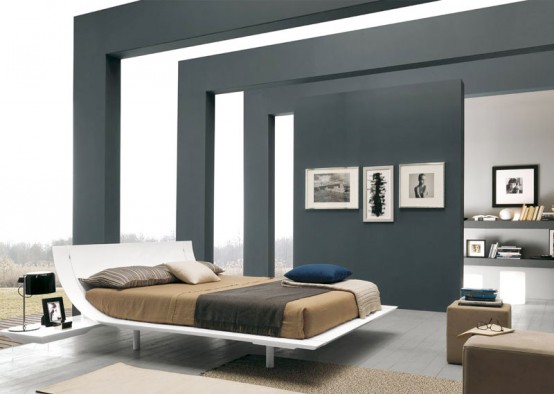 Wooden Bed By Presotto