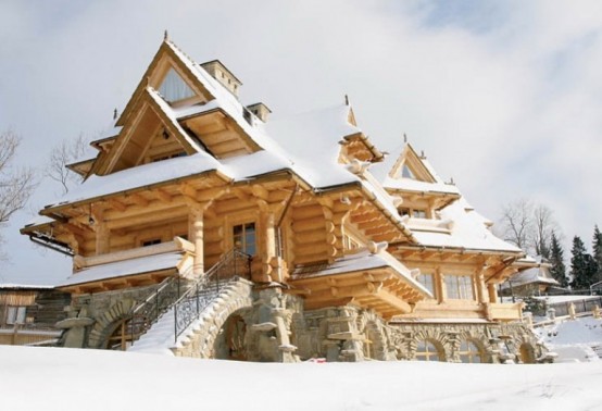 Wooden Fairy Palace In Poland