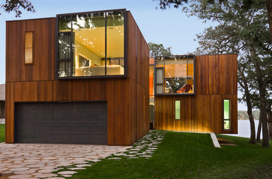 Wooden House On Lake