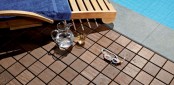 Wooden Modular Flooring For Outdoors