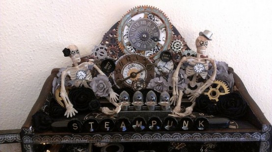 44 Unique Steampunk Halloween Decorating Ideas - DigsDigs
