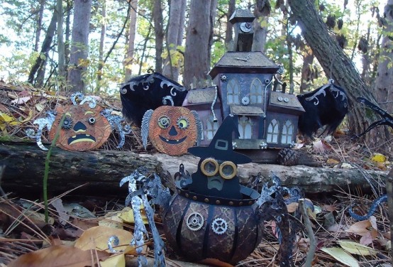 44 Unique Steampunk Halloween Decorating Ideas - DigsDigs