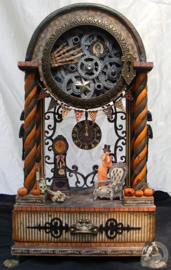 44 Unique Steampunk Halloween Decorating Ideas - DigsDigs